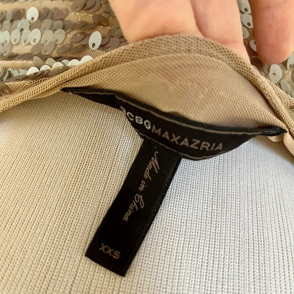 BCBG Backless Sequin Dress - Picture 4 of 7